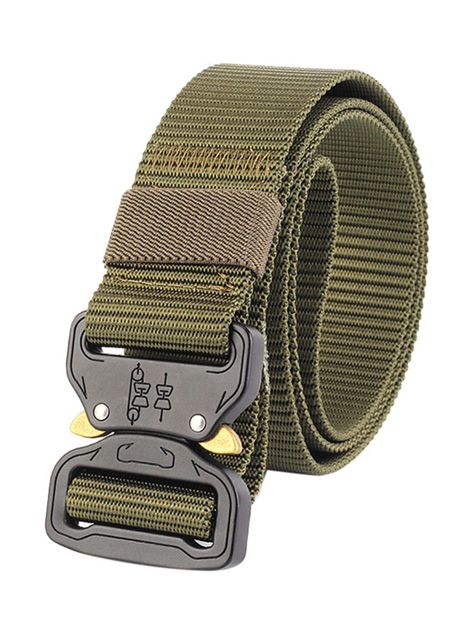 Generic 3.8cm Quick Release Nylon Anti-slip Wear Resistant Adjustable Men Belt  - Image 1