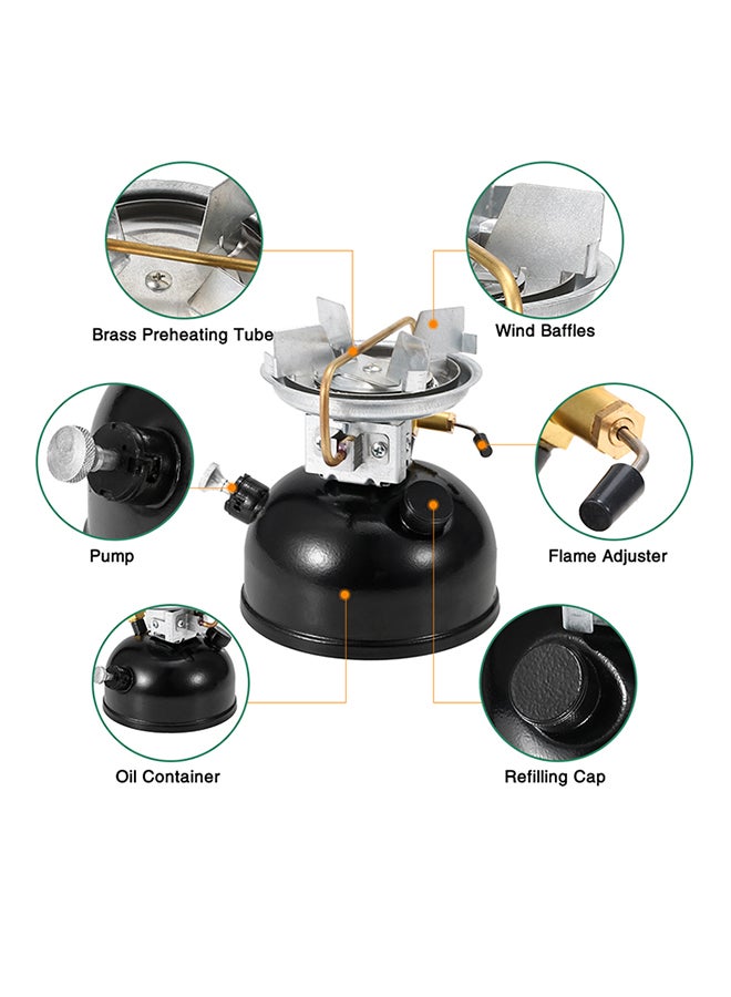 Generic - Portable Outdoor Adjustable Gasoline Stove For Camping Hiking Hunting Emergency - Image 1