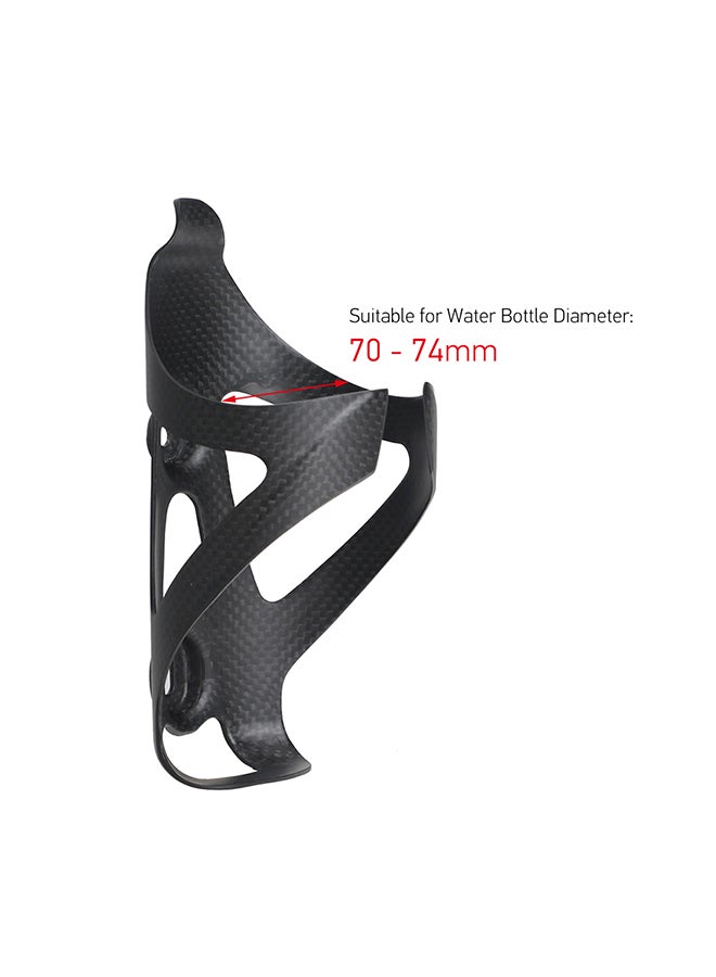 Generic Carbon Fiber Water Bottle Cage Lightweight Bicycle Water Bottle Holder Cage Bracket - Image 4