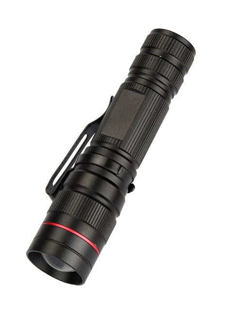 New Q5 AA/14500 3 Modes ZOOMABLE LED Super Bright Flashlight MINI Torch Black
