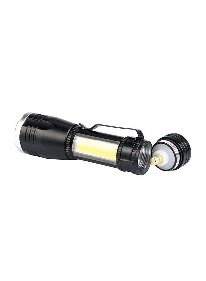 Voberry Zoomable Flashlight XML T6+COB LED Torch Lamp 18650 3 Modes Black - Image 5
