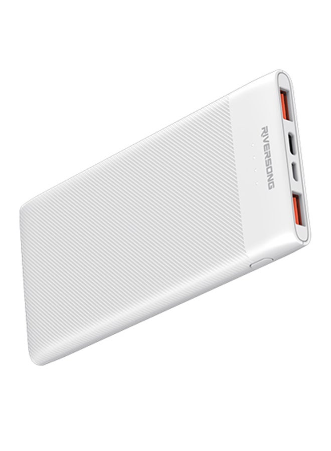 RIVERSONG 5000.0 mAh Ray 5 Polymer Power Bank White 