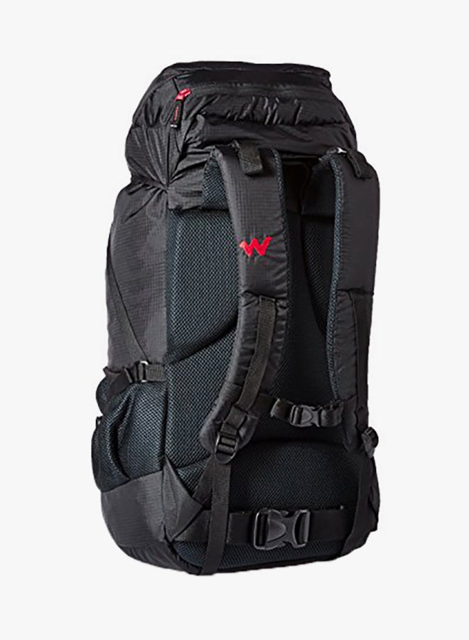 WILDCRAFT Nylon 45 Liter Hiking Backpack 8903338073840 Black - Image 2