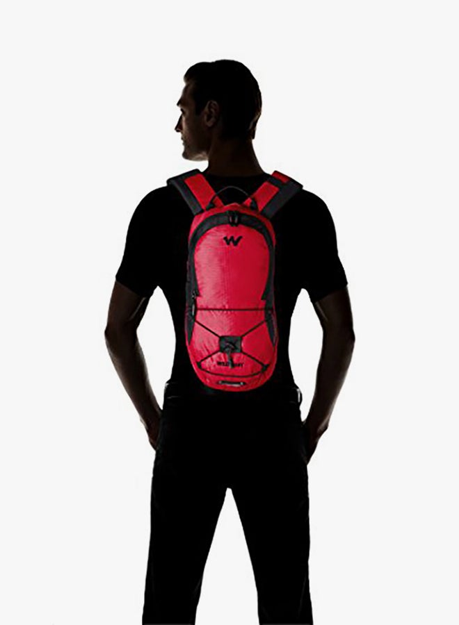 WILDCRAFT Nylon 5 Liter Backpack 8903338073949 Red - Image 4