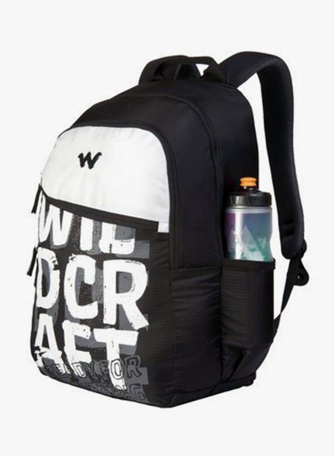 WILDCRAFT - Nylon 35 Liter Backpack 11619-Typo_Blk Black/White - Image 1