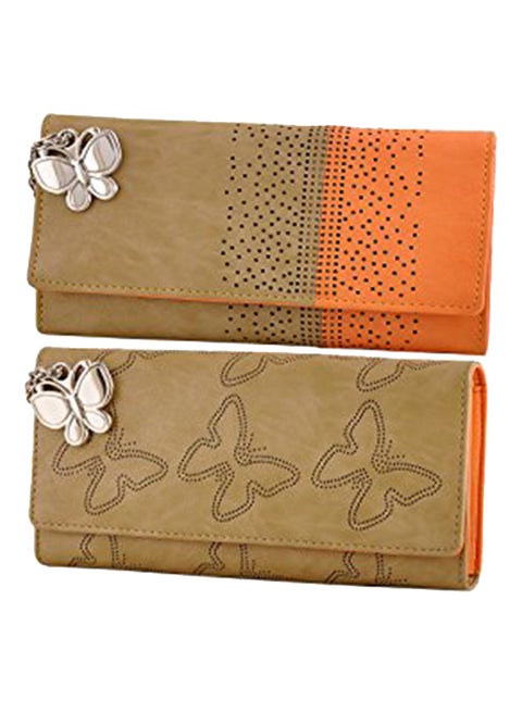 Polyester Blend Wallet BNS C140 Orange