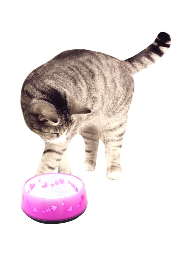 أوول فور بوز وعاء للقطط بتصميم يعبر عن الحب وردي - Image 2
