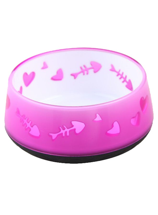 أوول فور بوز وعاء للقطط بتصميم يعبر عن الحب وردي - Image 1