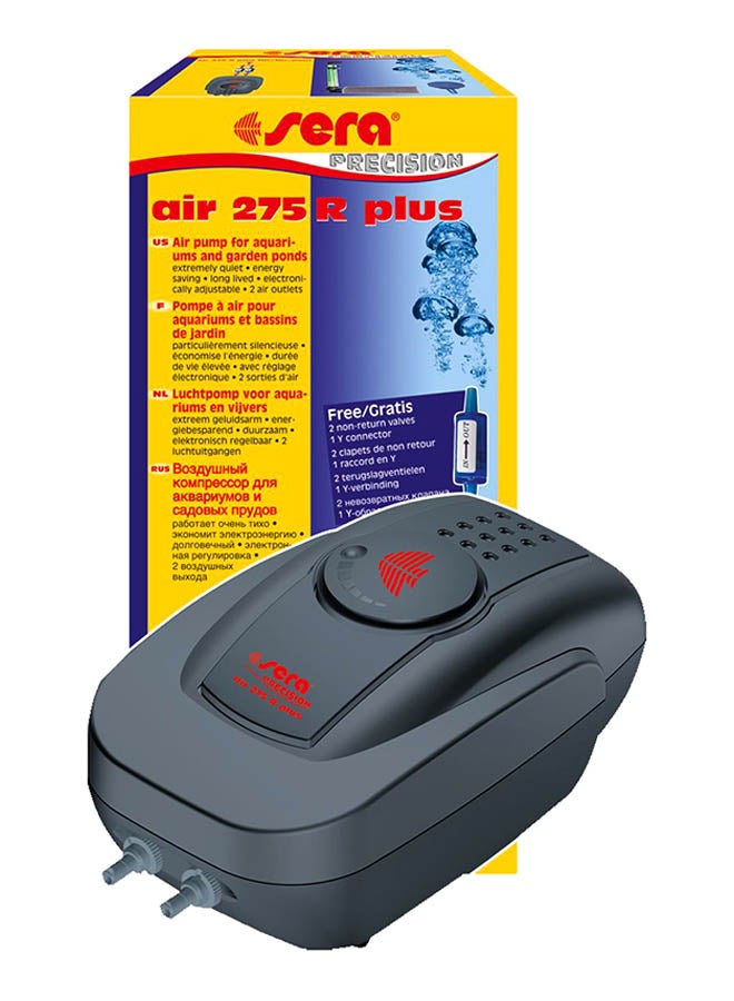 Sera Air 275R Plus Double Outlet Aquarium Diaphragm Air Pump
