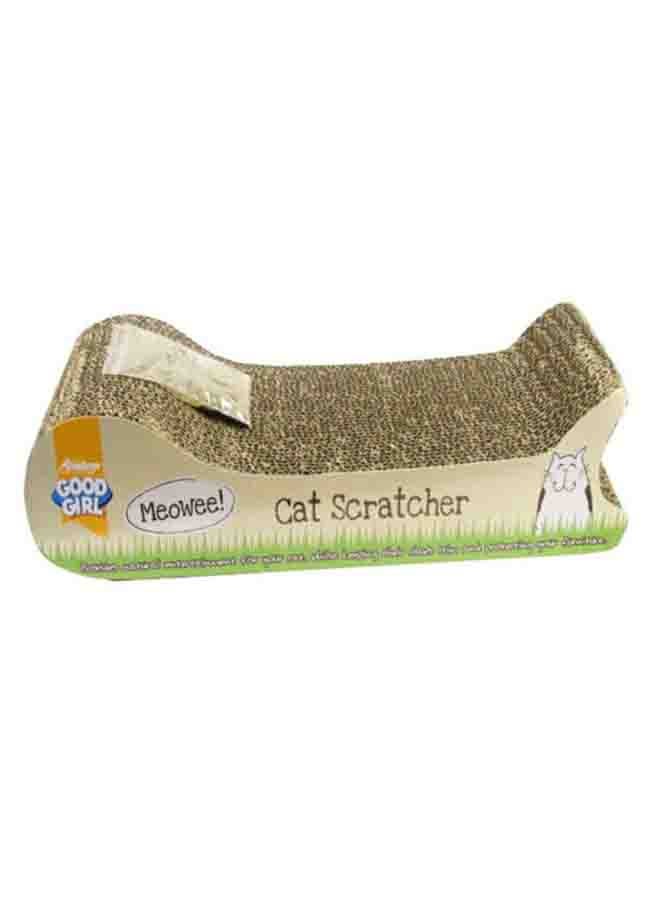 Armitage Meowee Good Girl Cat To Nature Scratcher With Catnip Beige 14inch  - Image 1