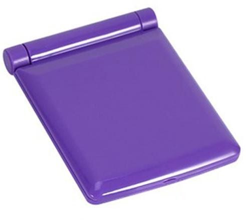 مرآة مكياج للجيب بمصابيح LED أرجواني - Image 2