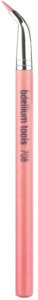 Bdellium Tools - Bent Eyeliner Brush Pink/Silver - Image 1