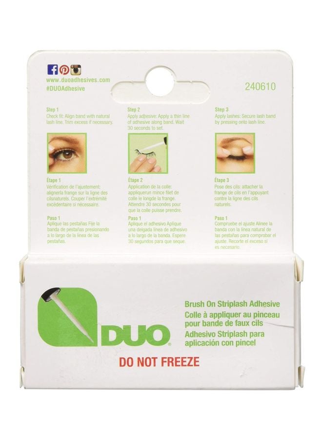 DUO Brush On Striplash Adhesive Clear/White - Image 3