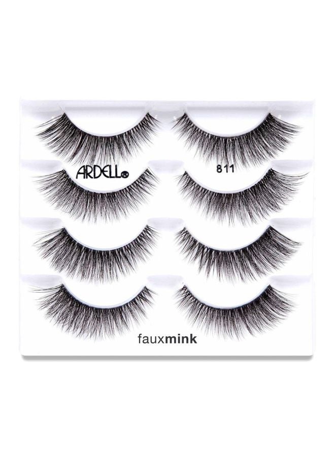 أرديل طقم رموش مستعارة فوكس مينك من 4 قطع 811 أسود - Image 1