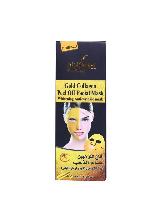DR. RASHEL - Collagen Peel Off Facial Mask Gold 120ml - Image 1