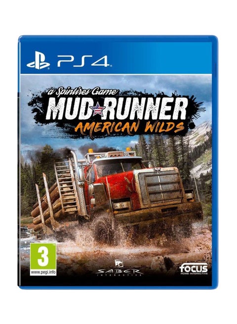 لعبة الفيديو A Spintires Mud Runner American Wilds (إصدار عالمي) - مغامرة - بلاي ستيشن 4 (PS4)