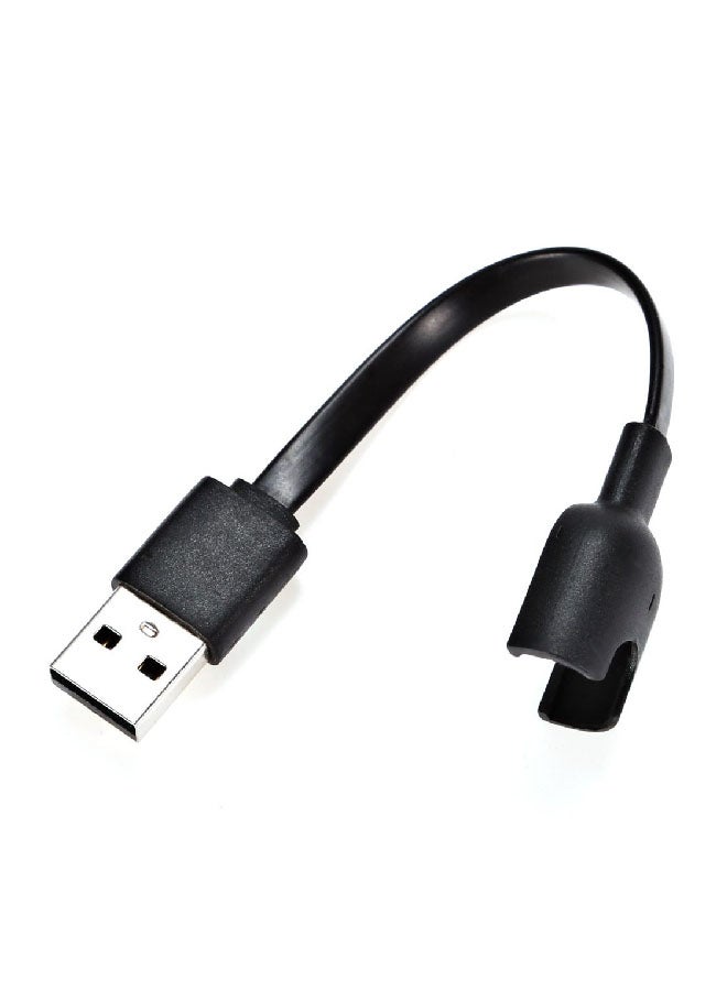Fast Charging Plastic Cable For Xiaomi Band 3 Black  - Image 3