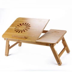 Generic Wooden Laptop Reading Stand Beige  - Image 1