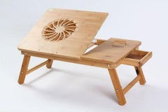 Generic Wooden Laptop Reading Stand Beige  - Image 3