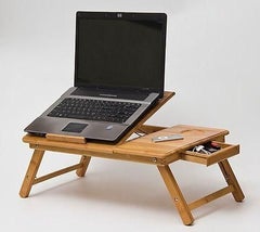 Generic Wooden Laptop Reading Stand Beige  - Image 4