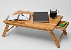 Generic Wooden Laptop Reading Stand Beige  - Image 5