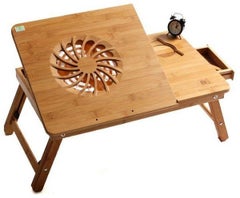 Generic Wooden Laptop Reading Stand Beige  - Image 2