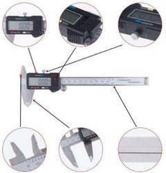Generic Digital Vernier Micrometer Caliper Silver  - Image 4