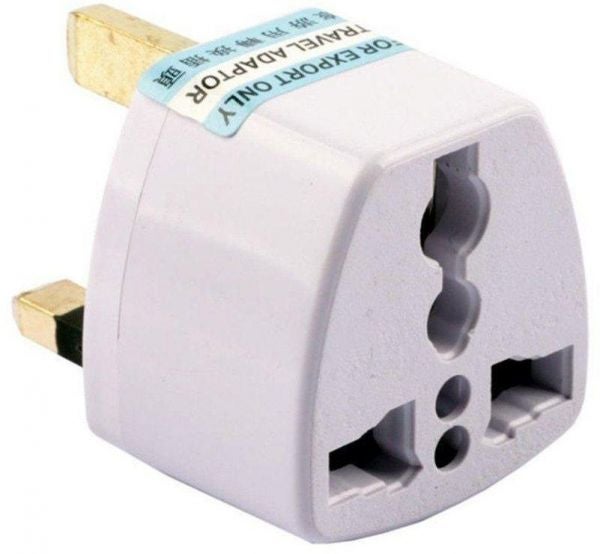 Generic Travel Power Plug Adapter White  - Image 1