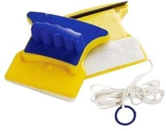 Magnetic Double Sided Glass Window Cleaner Blue/Yellow