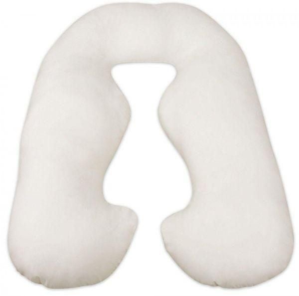 Maternity Pillow Cotton White 120x80cm - Image 2