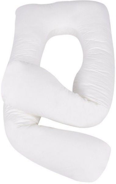 Maternity Pillow Cotton White 120x80cm - Image 5