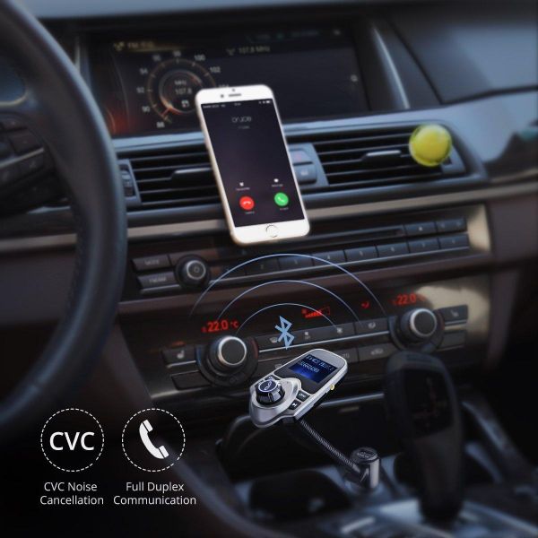 Bluetooth Car FM Transmitter With LCD Screen - Image 4