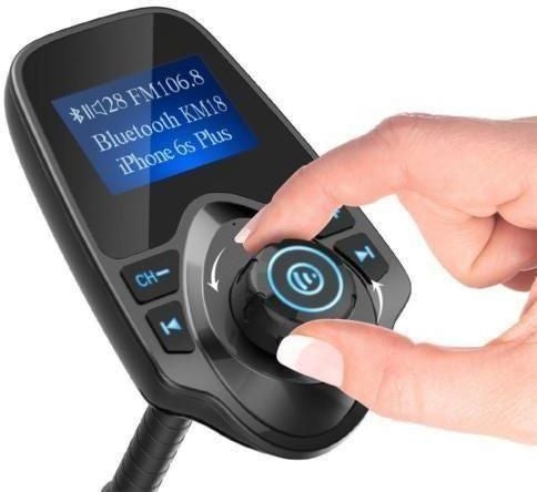 Bluetooth Car FM Transmitter With LCD Screen - Image 3