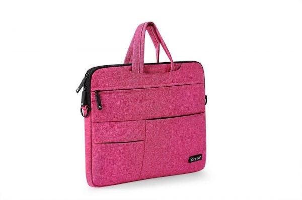 Okade Velvet Laptop Sleeve Pink - Image 4