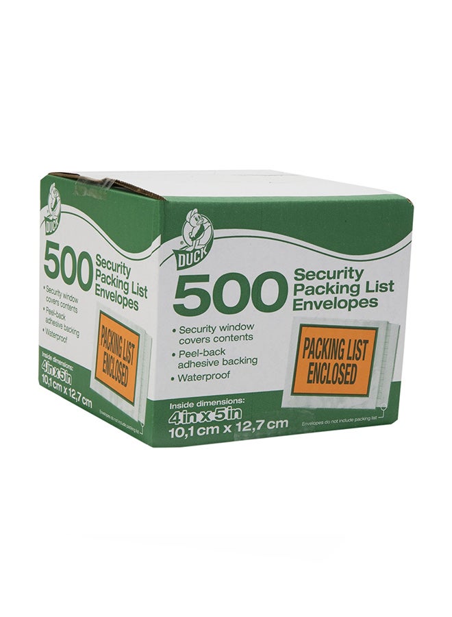 دك - مغلفات لقوائم التعبئة من 500 قطعة - Image 1