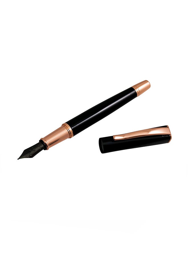 Monteverde - Impressa Fountain Pen Black/Rose Gold - Image 1