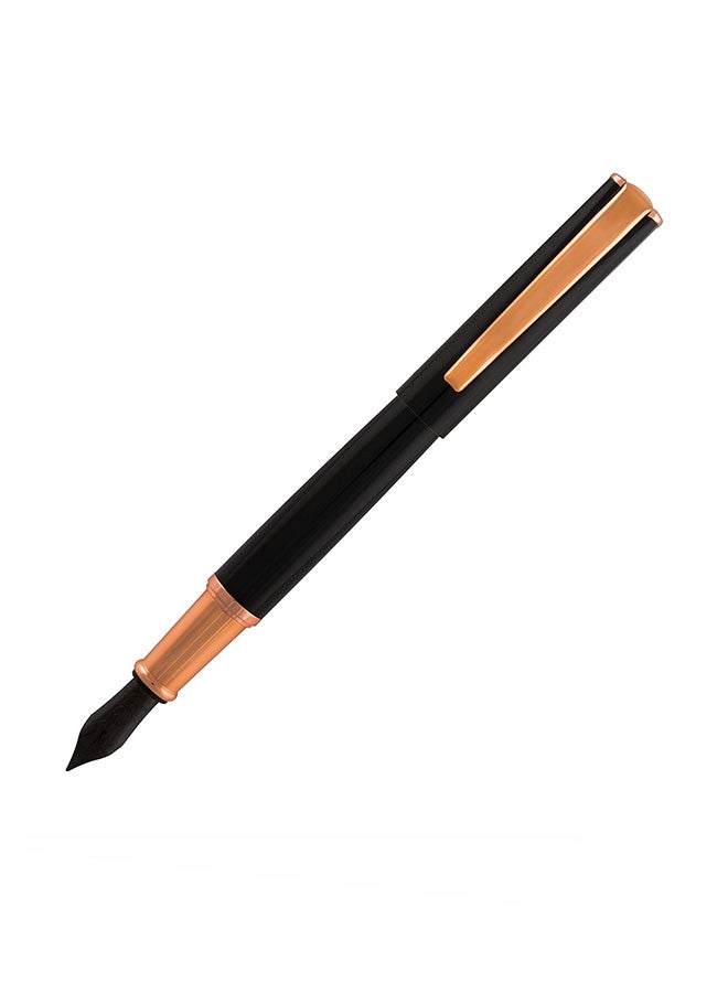 Monteverde - Impressa Fountain Pen Black/Rose Gold - Image 1