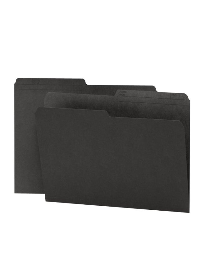 Smead Pack Of 100 Printed Tab Reversible File Folder