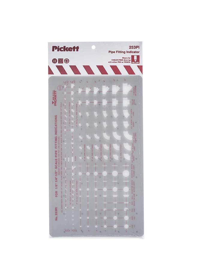 Piping Indicator Template Grey/Red