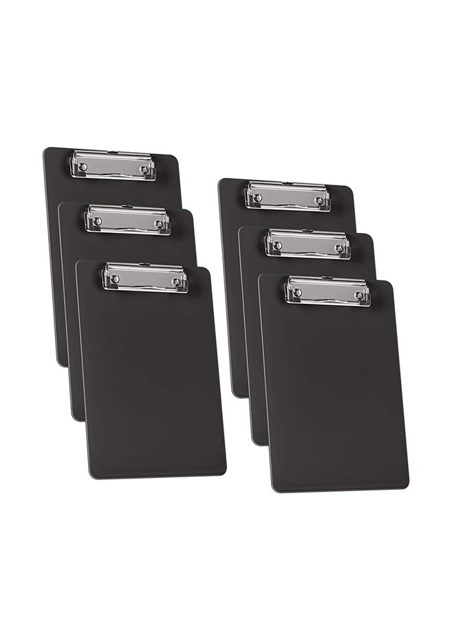 Acrimet 6-Piece A5 Size Plastic Clipboard - Image 1
