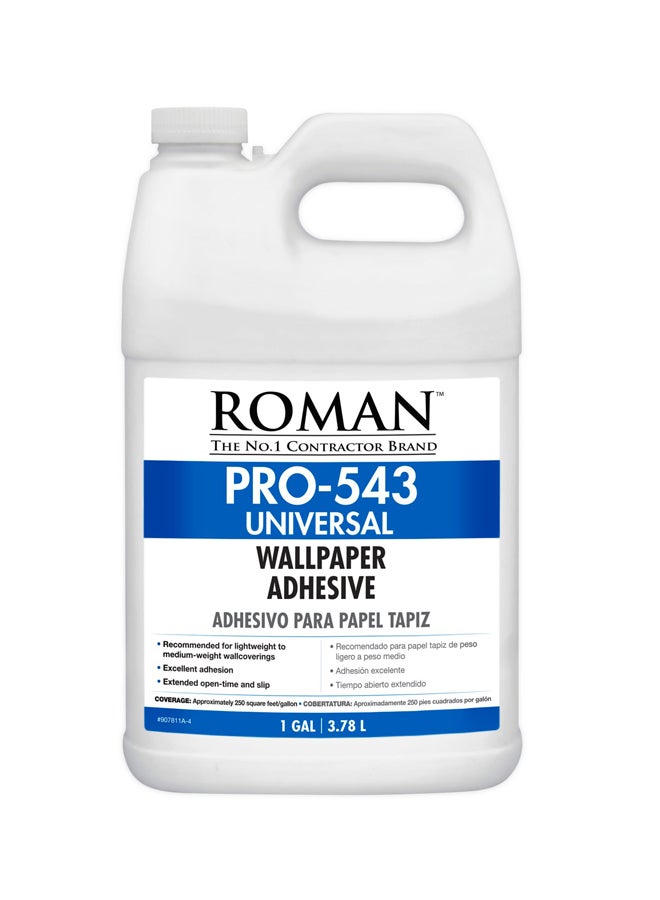 لاصق برو-543 عالمي لورق الحائط مع أداة للتطبيق شفاف