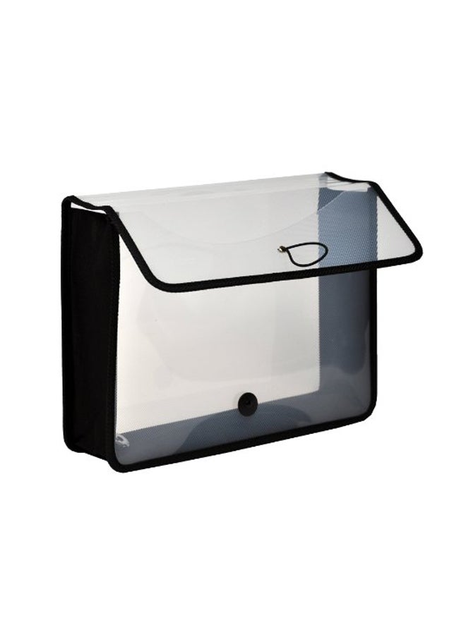 ليون حافظة قابلة للتوسيع شفاف/ أسود - Image 1