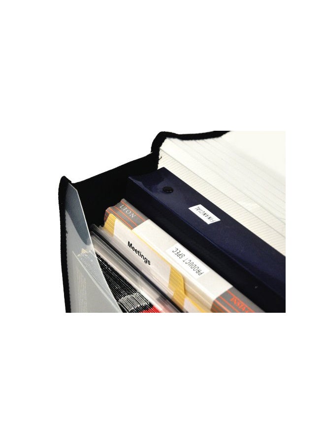 ليون حافظة قابلة للتوسيع شفاف/ أسود - Image 2