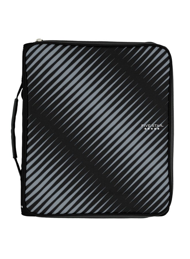 Five Star 6-Pocket Expanding File Black - Image 1