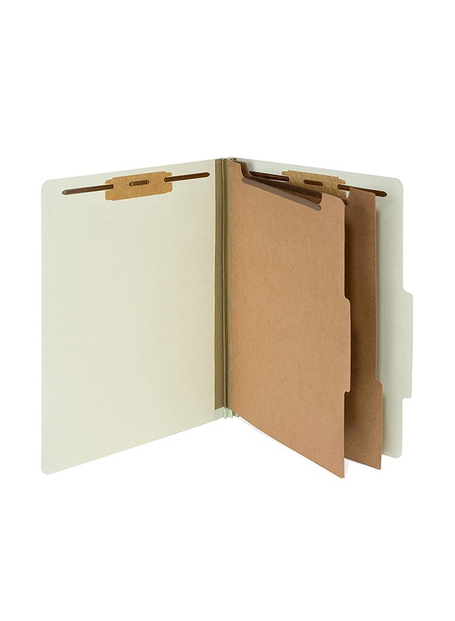 Blue Summit Supplies - Pack Of 10 Two Prongs Classification Folder Multicolour - Image 1