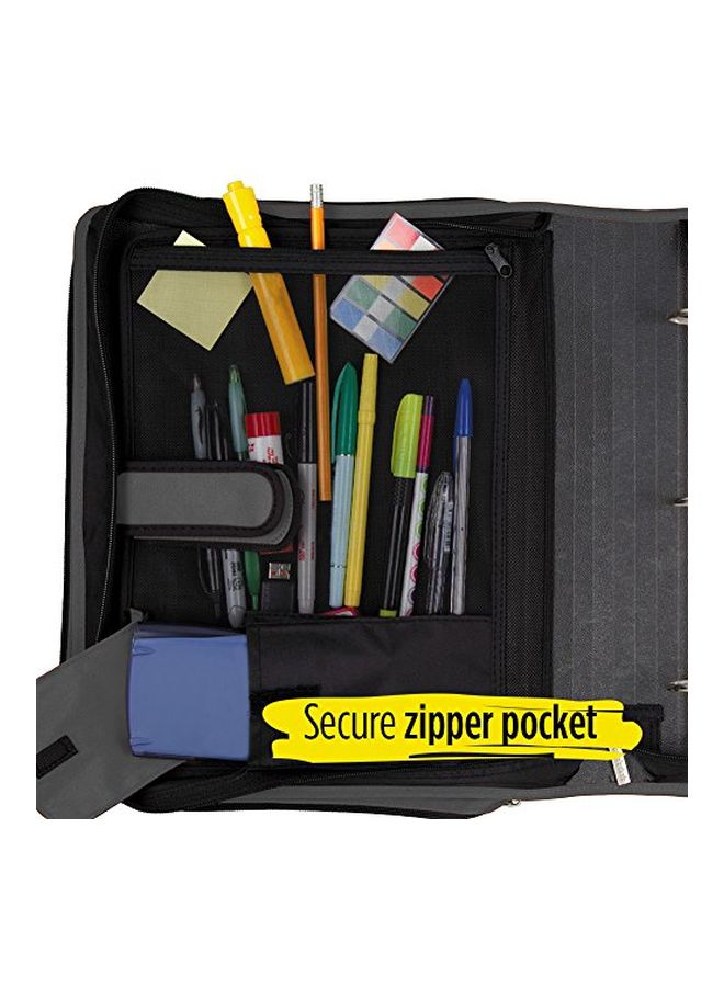 Five Star 6-Pocket Expanding File Black - Image 3