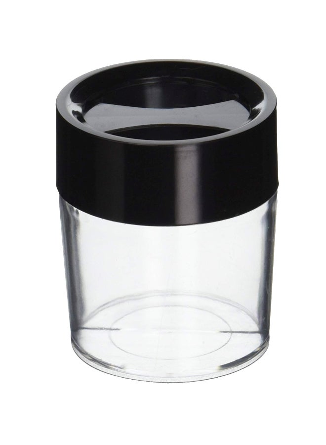 Officemate - Magnetic Clip Dispenser Black/Clear - Image 1
