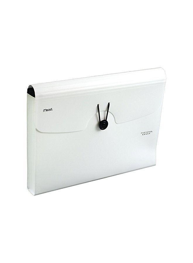 Five Star 13-Pocket Expanding File White - Image 1