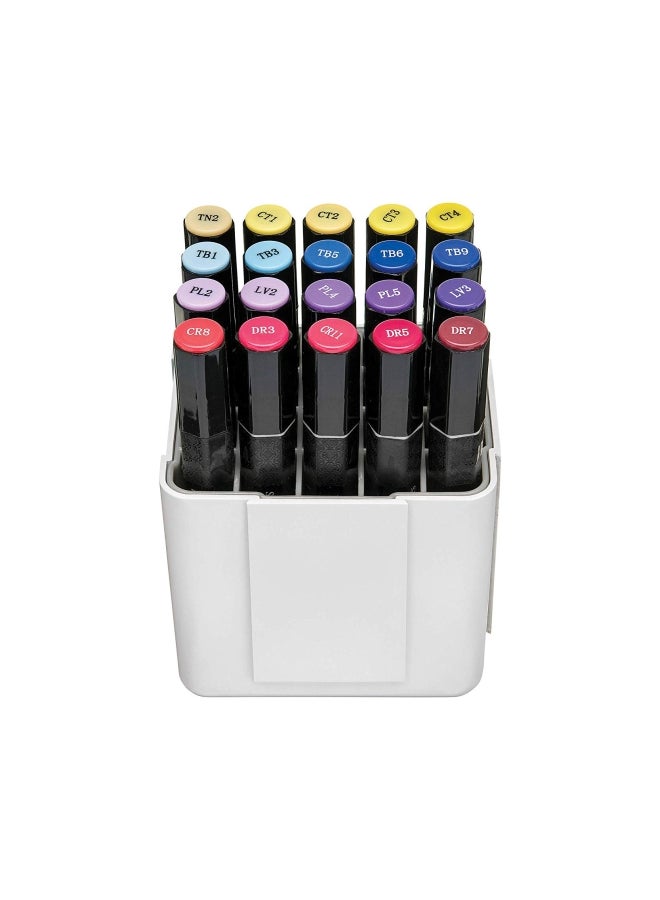 Deflecto - Interlocking Marker Organizer White - Image 1