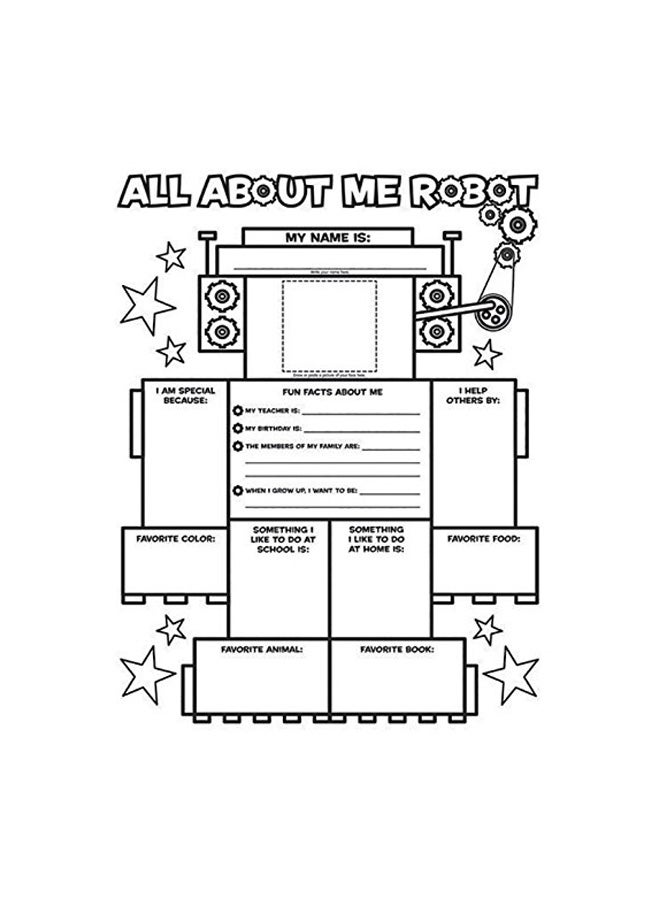 scholastic 30-Piece Graphic Organizer Poster White/Black 
